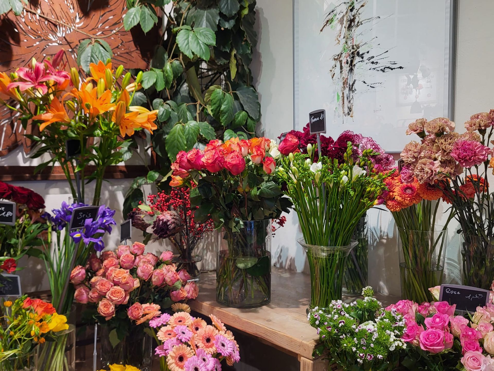 Blumen in einem Garten