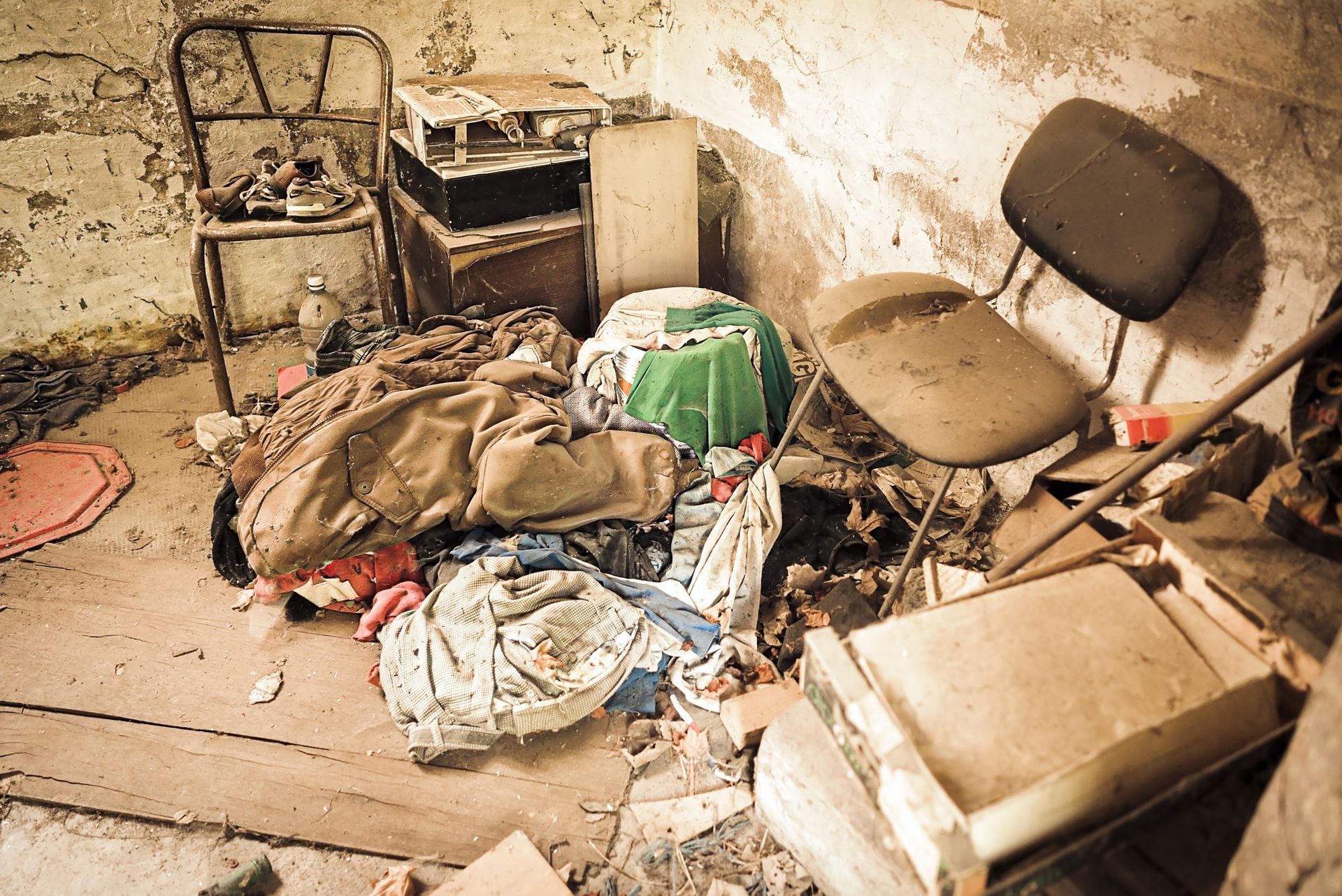 Accumulation de déchets