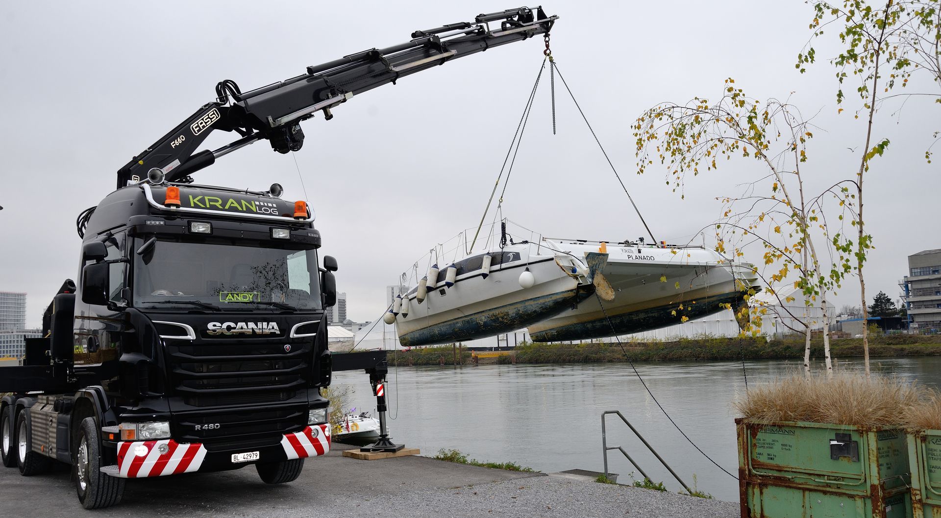 Kranarbeit 1 - Kranlog GmbH - Reinach BL