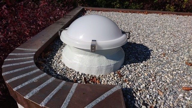 Kiesdach mit Lampe - Schaffner Spenglerei Bedachungen AG in Bellach