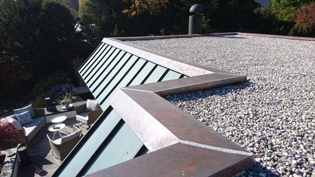 Kiesdach mit Umrandung - Schaffner Spenglerei Bedachungen AG in Bellach