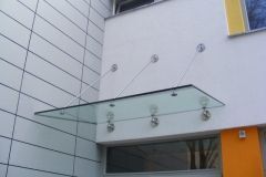 Glaserei Neubacher Eingangsüberdachung