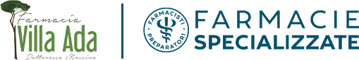Logo farmacia villa ada e logo farmacie specializzate