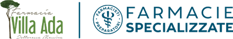 Logo farmacia villa ada e logo farmacie specializzate