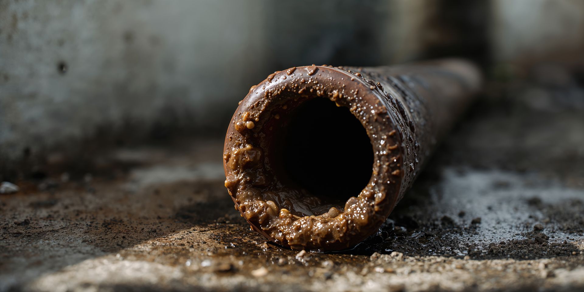 Une canalisation qui a été entretenue