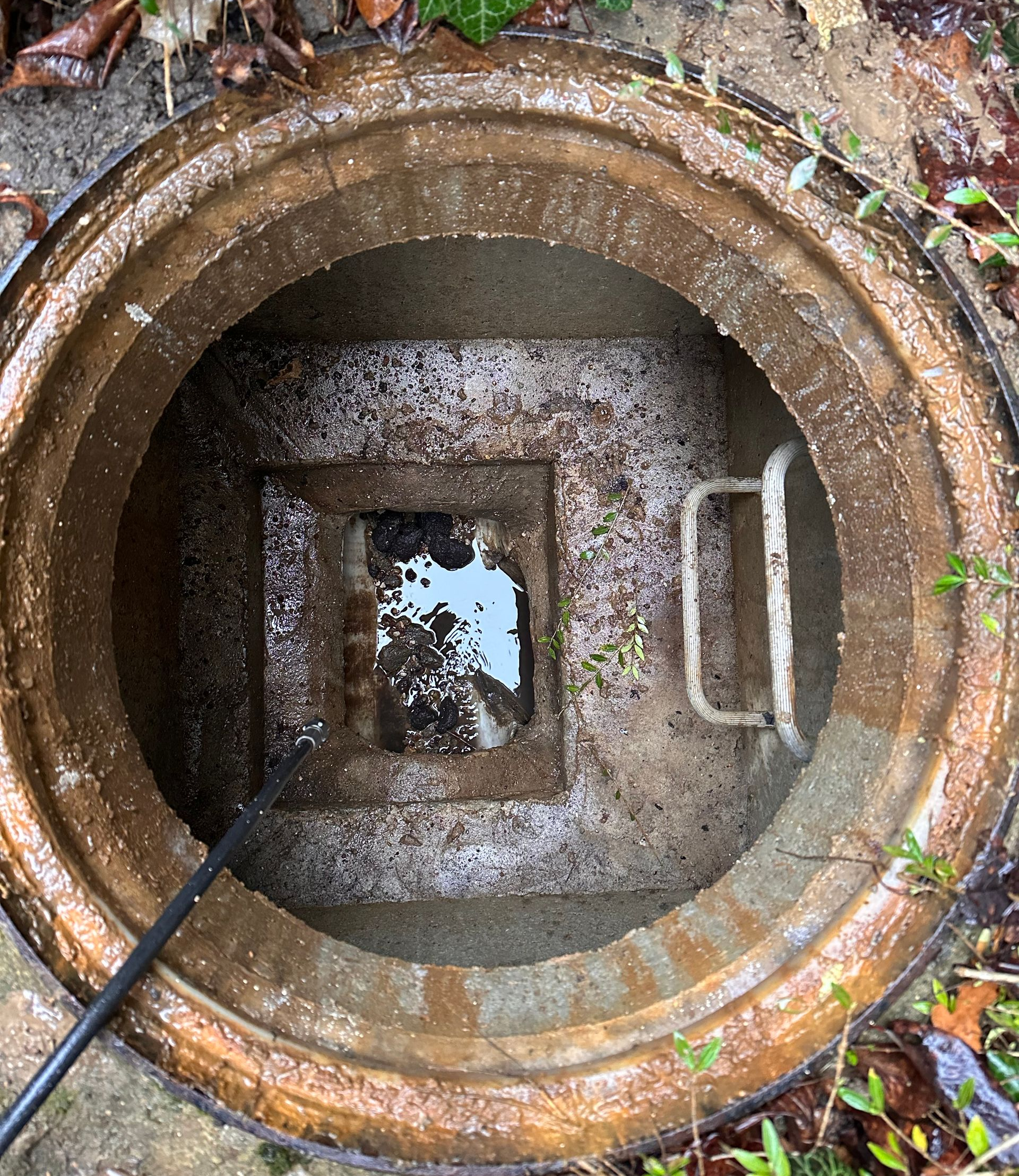 Regard avant débouchage