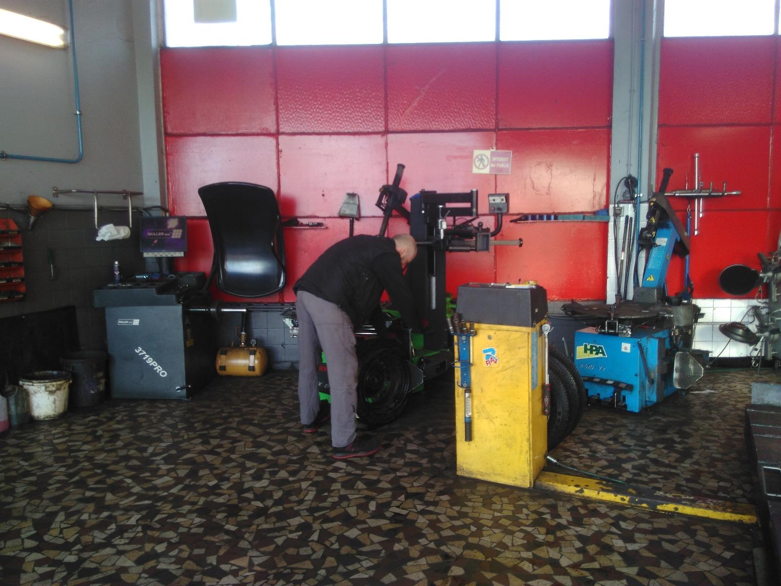 Intérieur du garage