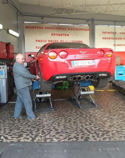 Réparation sur Ferrari