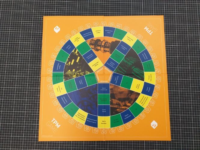 Un juego de mesa con la palabra 