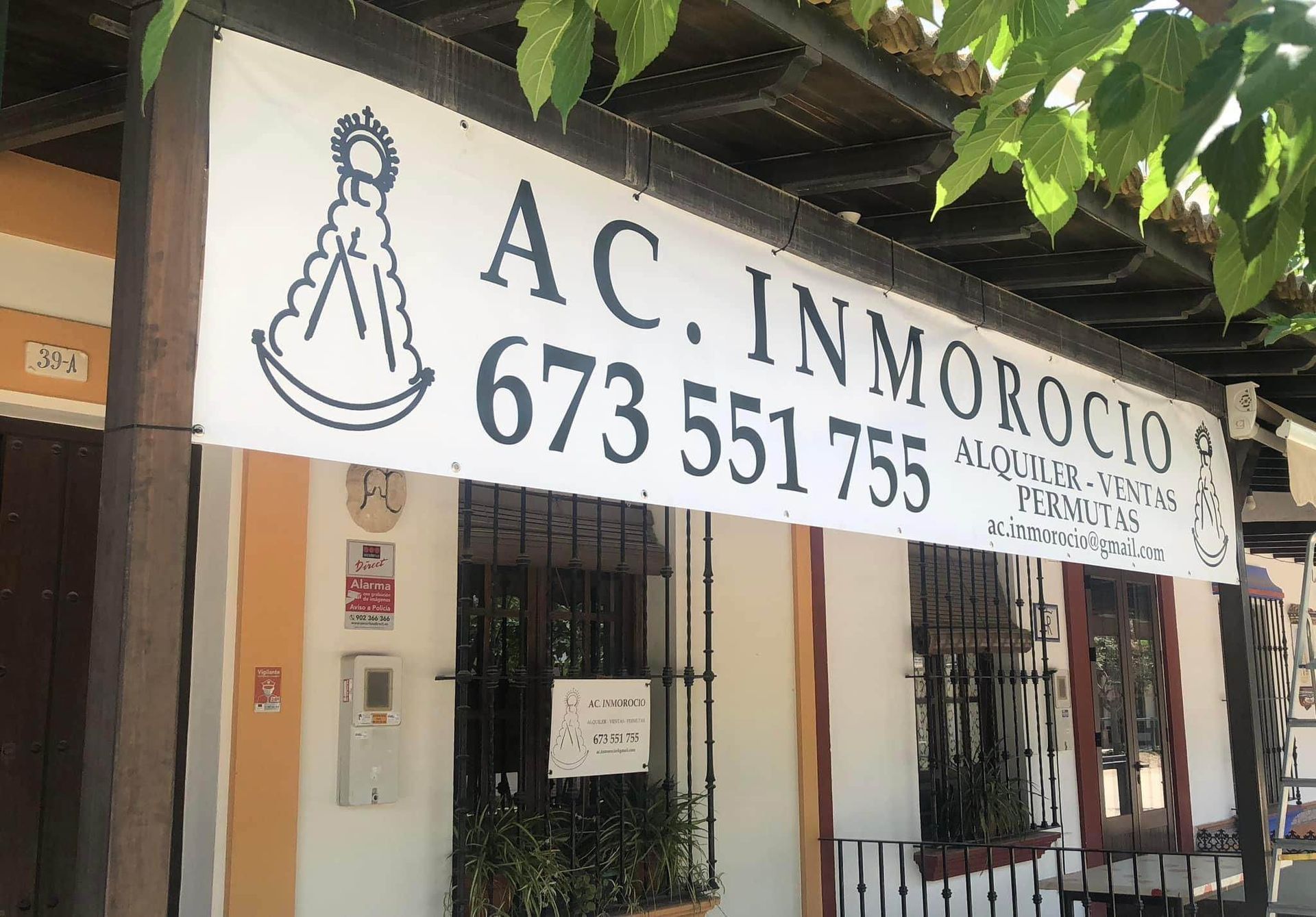 Rótulo de la inmobiliaria 