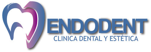 A logo for endodent clinica dental y estetica