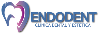 A logo for endodent clinica dental y estetica
