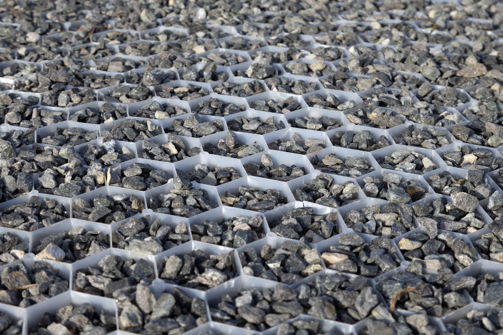 Stabilisateur de graviers pour parking