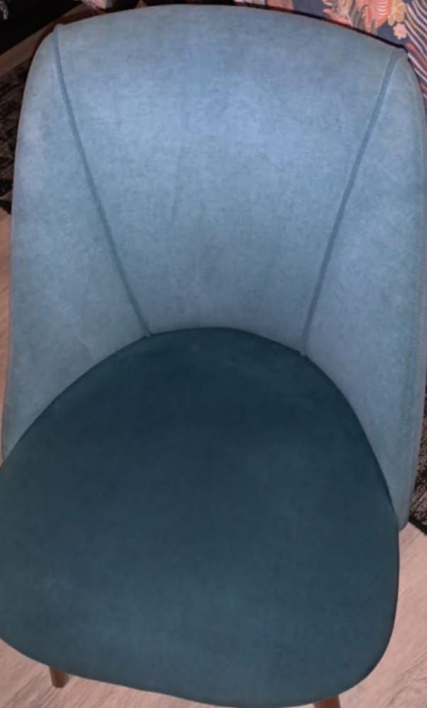 Fauteuil en tissu avant détachage