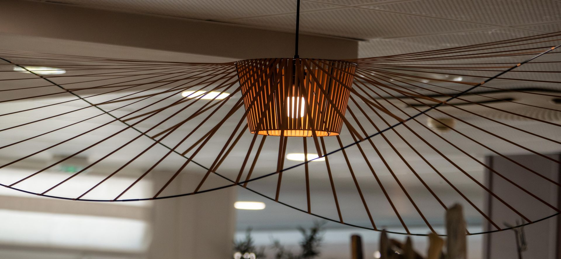 Lampe en osier