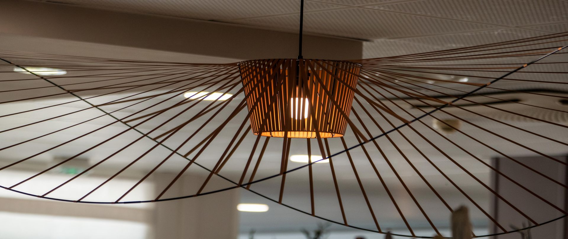 Lampe en osier
