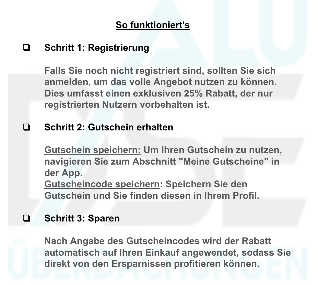 Eine Seite, auf der oben steht, so funktioniert's
