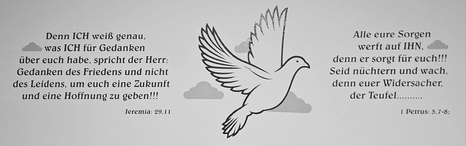 ein Schwarz-Weiß-Zeichnung einer Taube mit einem Gedicht darauf .