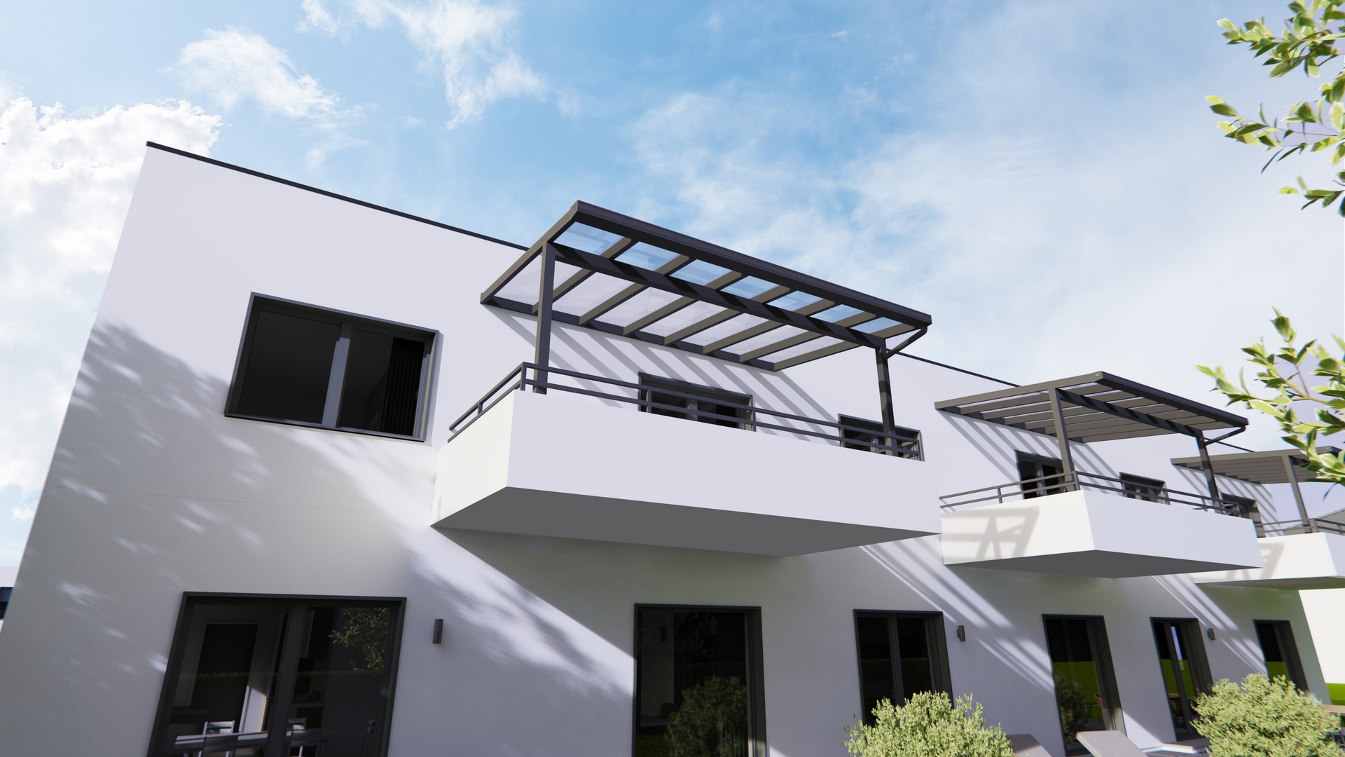 Balkonüberdachung von DSE Alu Überdachungen GbR aus Großweitzschen bei Döbeln