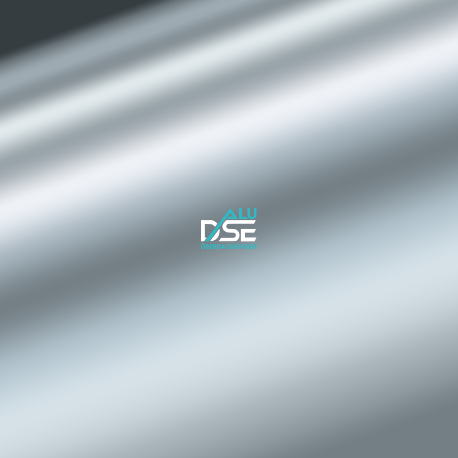 Eine Nahaufnahme einer Metalloberfläche mit dem DSE-Logo darauf