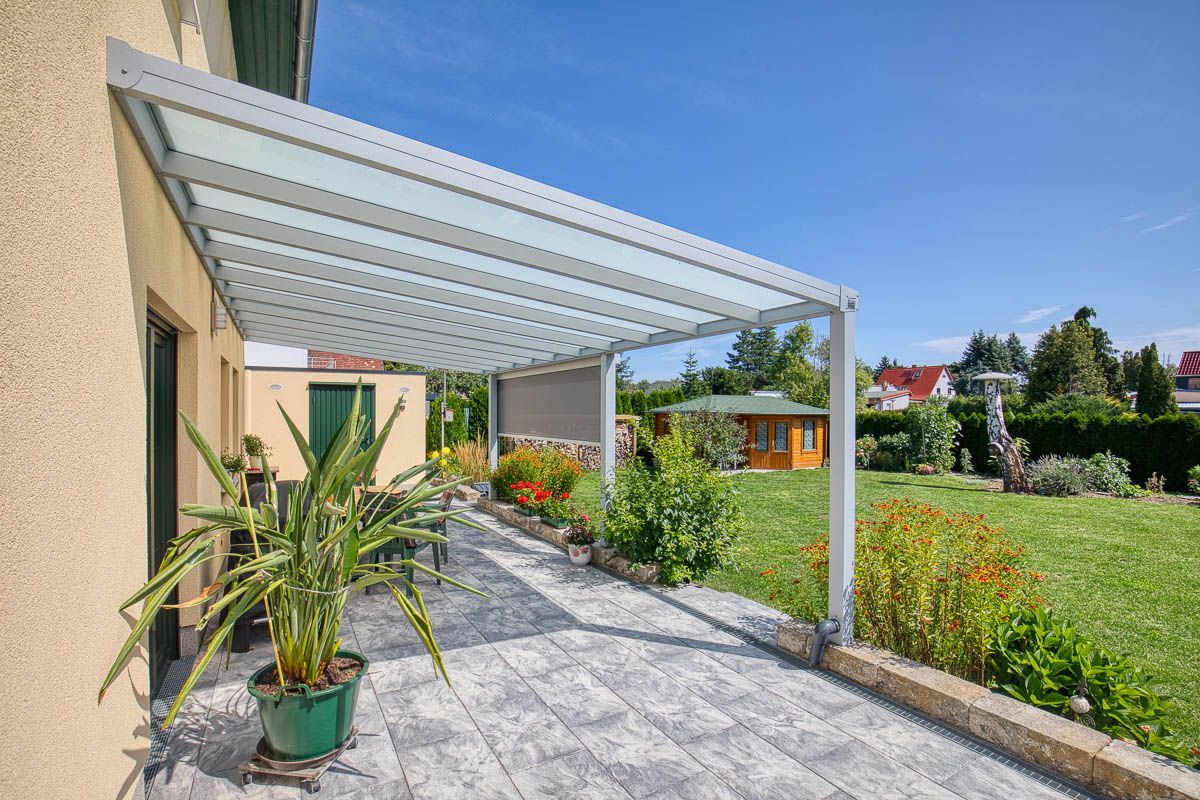 Terrassenüberdachung von DSE Alu Überdachungen GbR aus Großweitzschen bei Döbeln