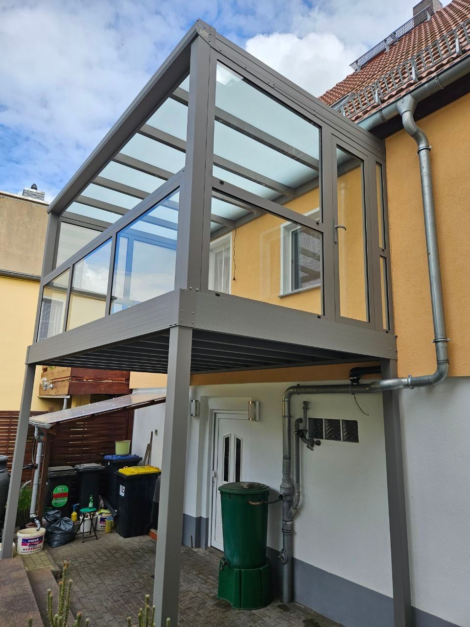 dsh-alu-ueberdachungen-großweitzschen-terrassenueberdachung-carports-markisen-beschattung-wintergarten-referenz-balkonbau-balkonüberdachung-alu-sonderform-garten-und-landchaftsbau-wegebau-pflastern-zaun-und-torbau-dresden-leipzig-chemnitz-in der nähe