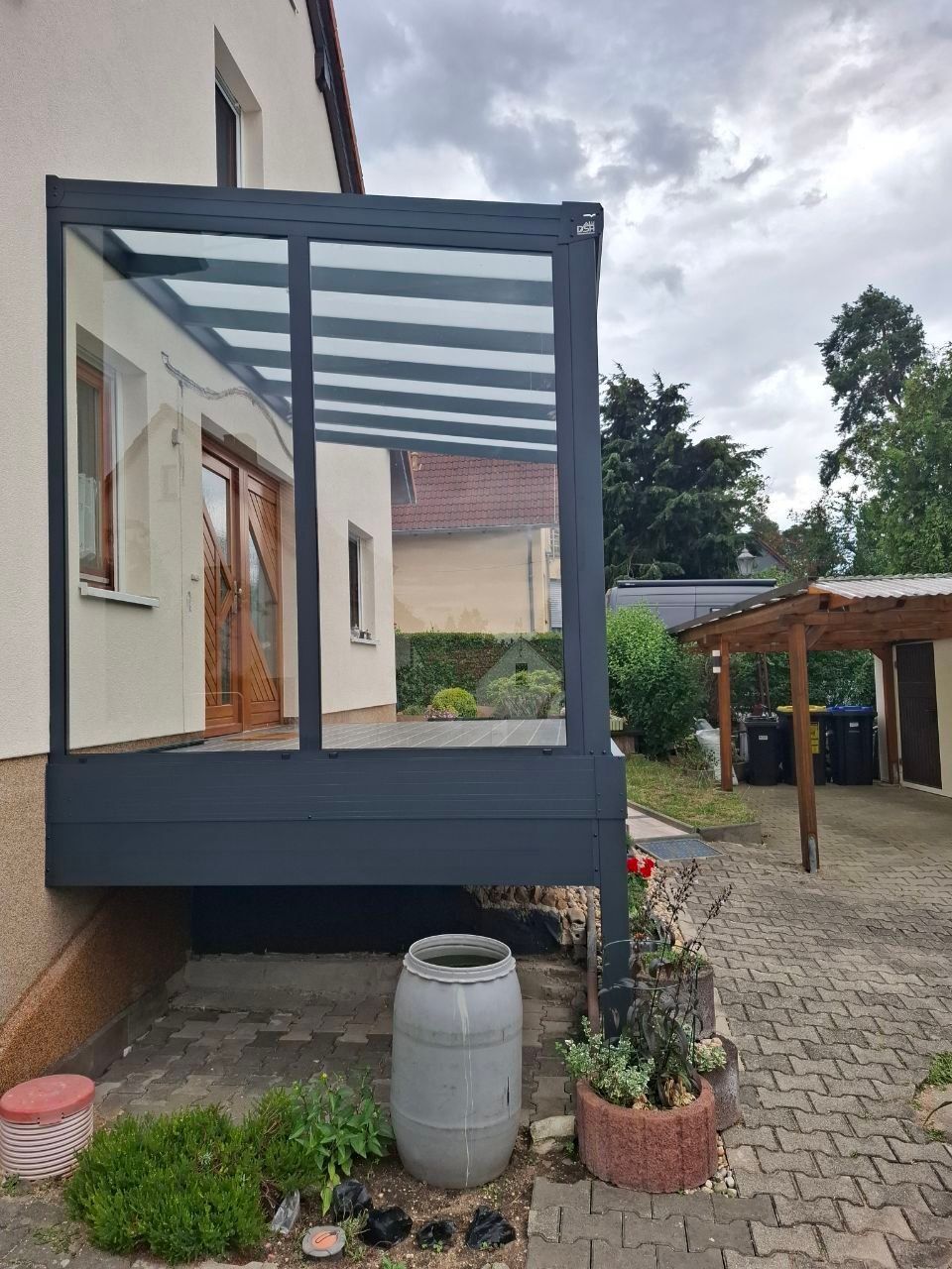 dsh-alu-ueberdachungen-großweitzschen-terrassenueberdachung-carports-markisen-beschattung-wintergarten-referenz-balkonbau-balkonüberdachung-alu-sonderform-garten-und-landchaftsbau-wegebau-pflastern-zaun-und-torbau-dresden-leipzig-chemnitz-in der nähe