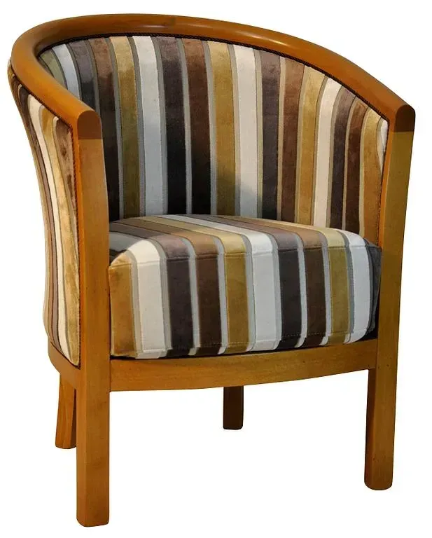 Fauteuil bridge en style rétro