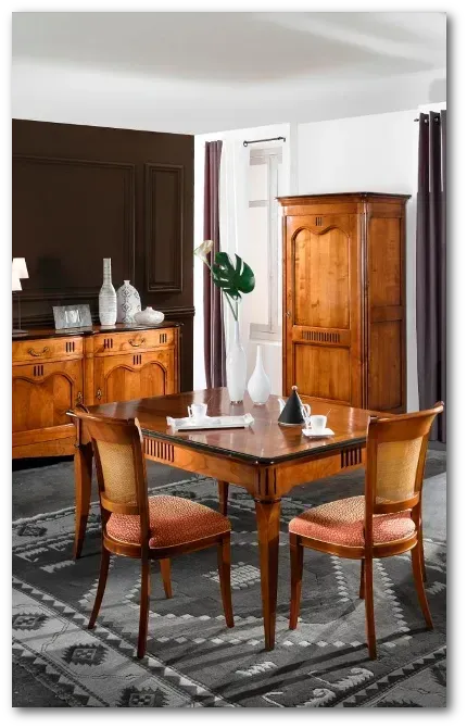 Salle à manger haut de gamme en bois