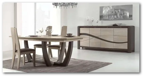 Salle à manger design en bois