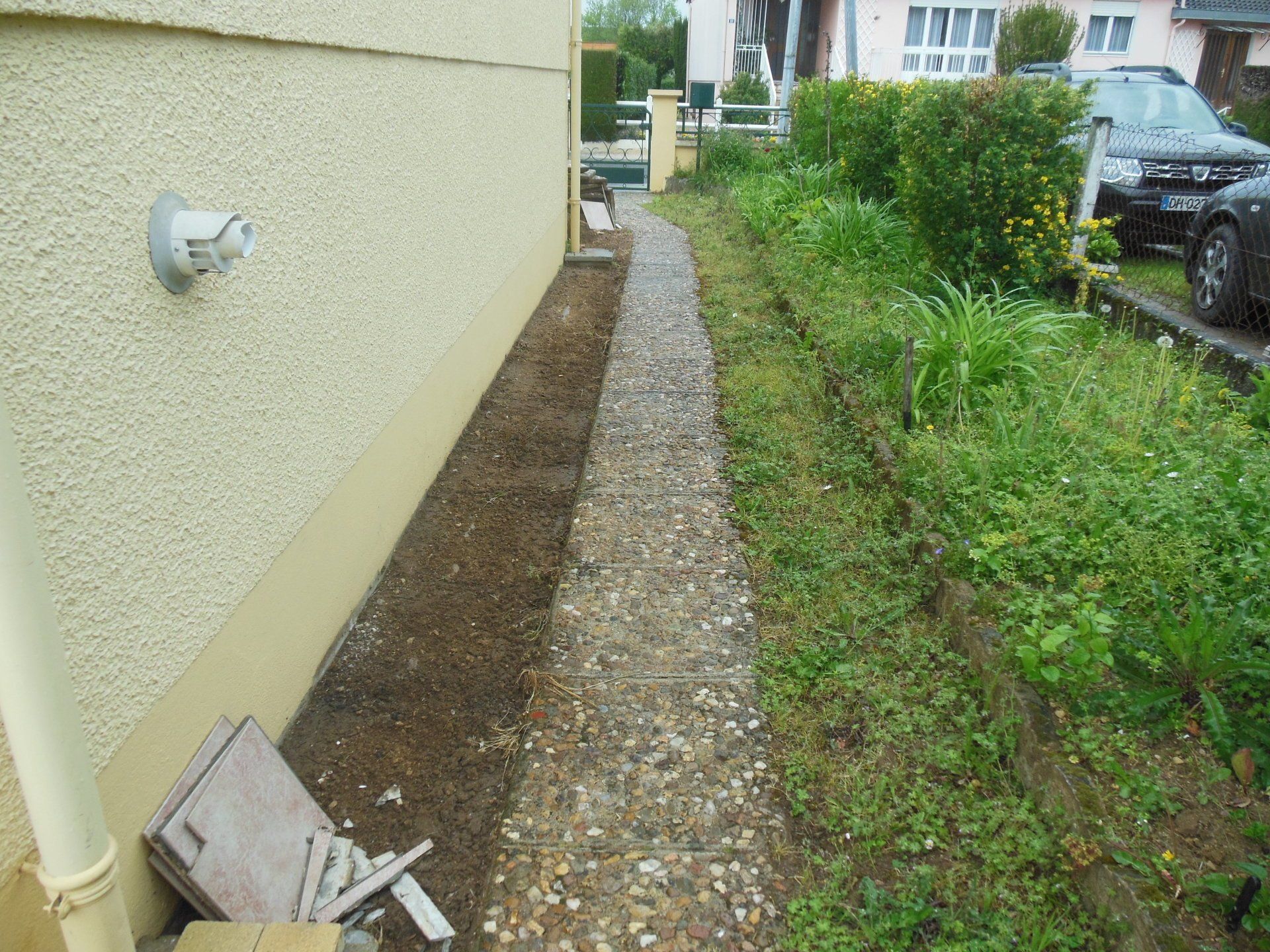 Création d'une allée