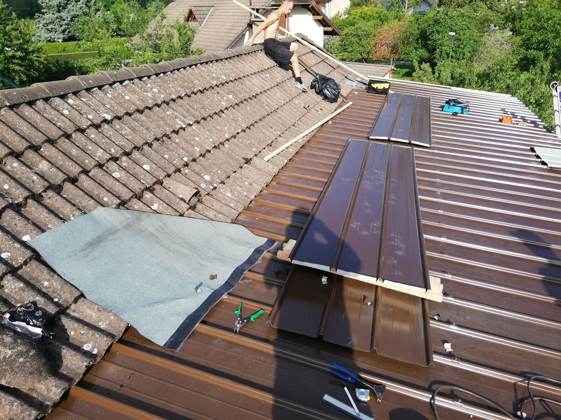 Travaux de couverture