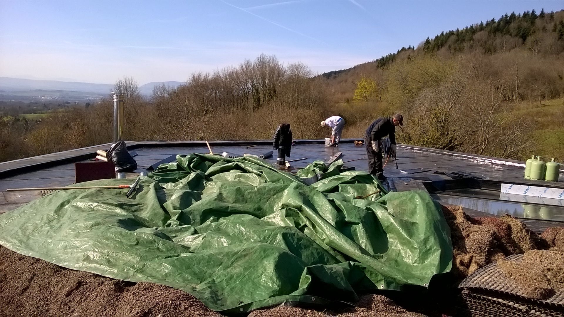 Étanchéité de toit plat