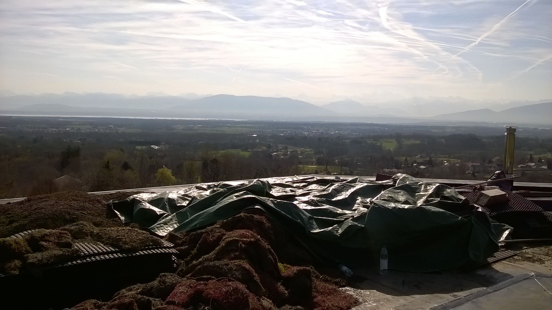 Travaux d'étanchéité sur toiture