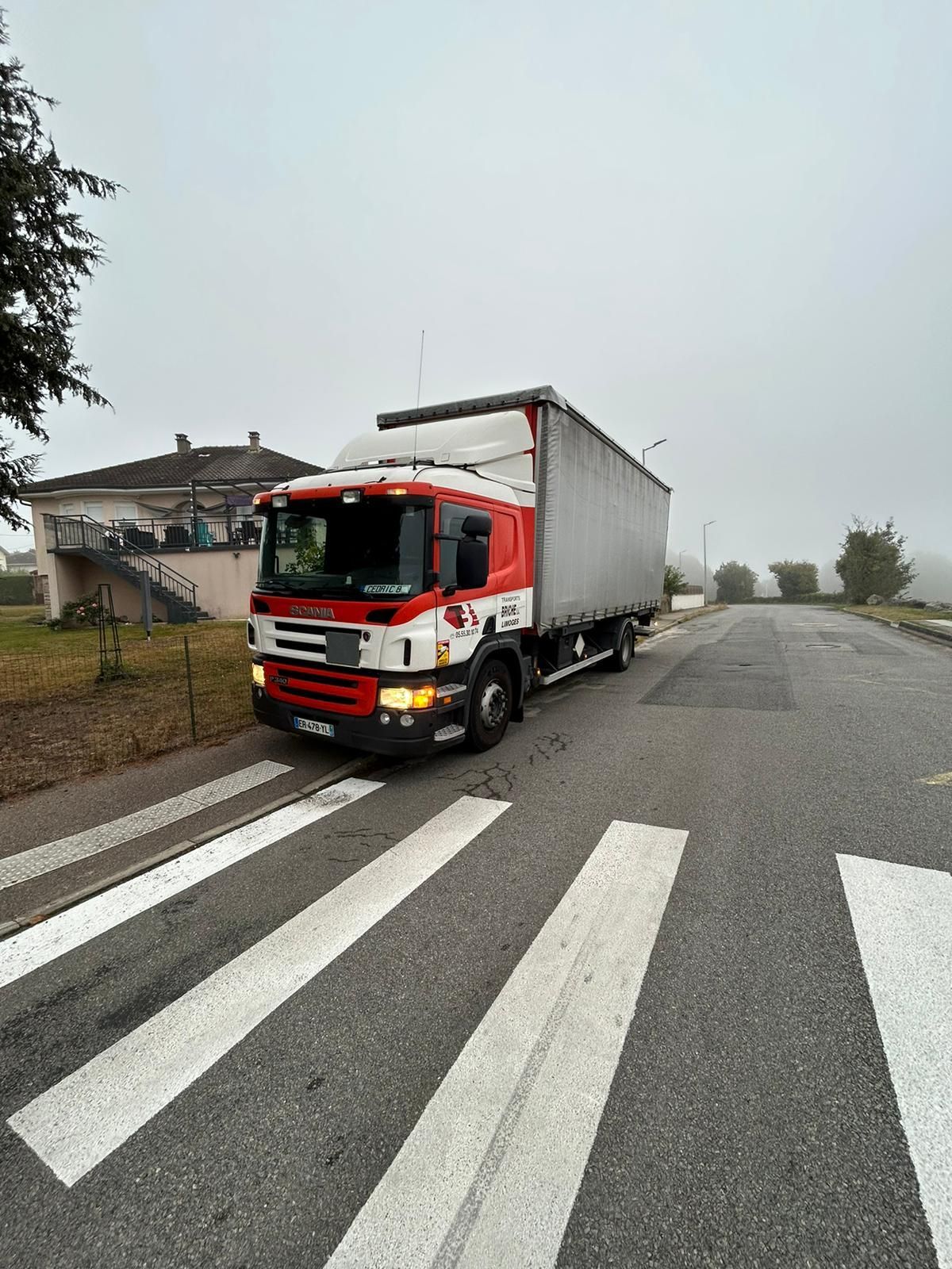 Camion vu de profil