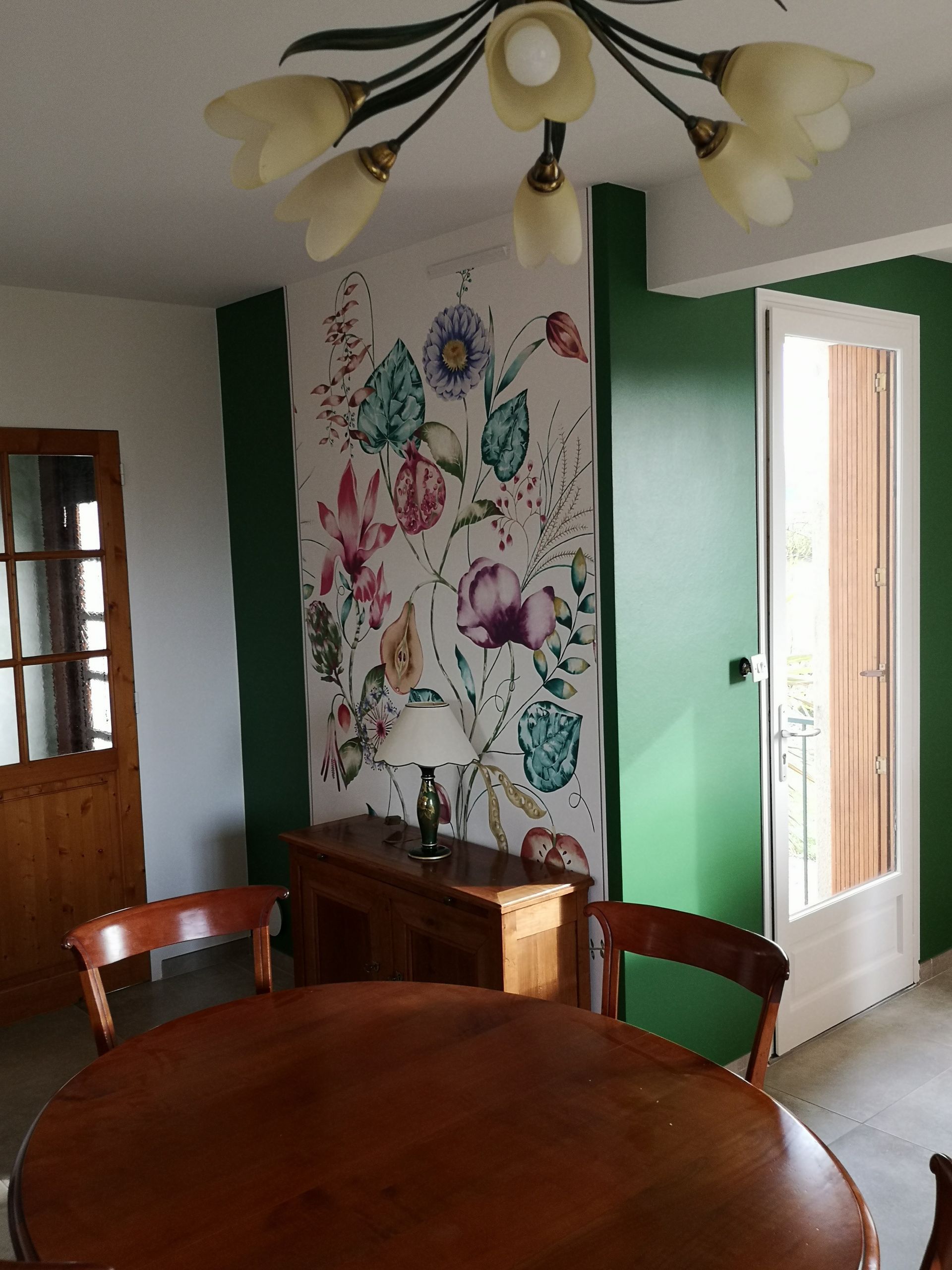 Tapisserie et peinture