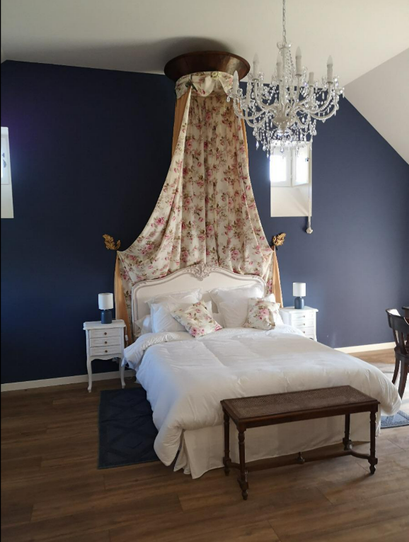 Chambre adulte violette