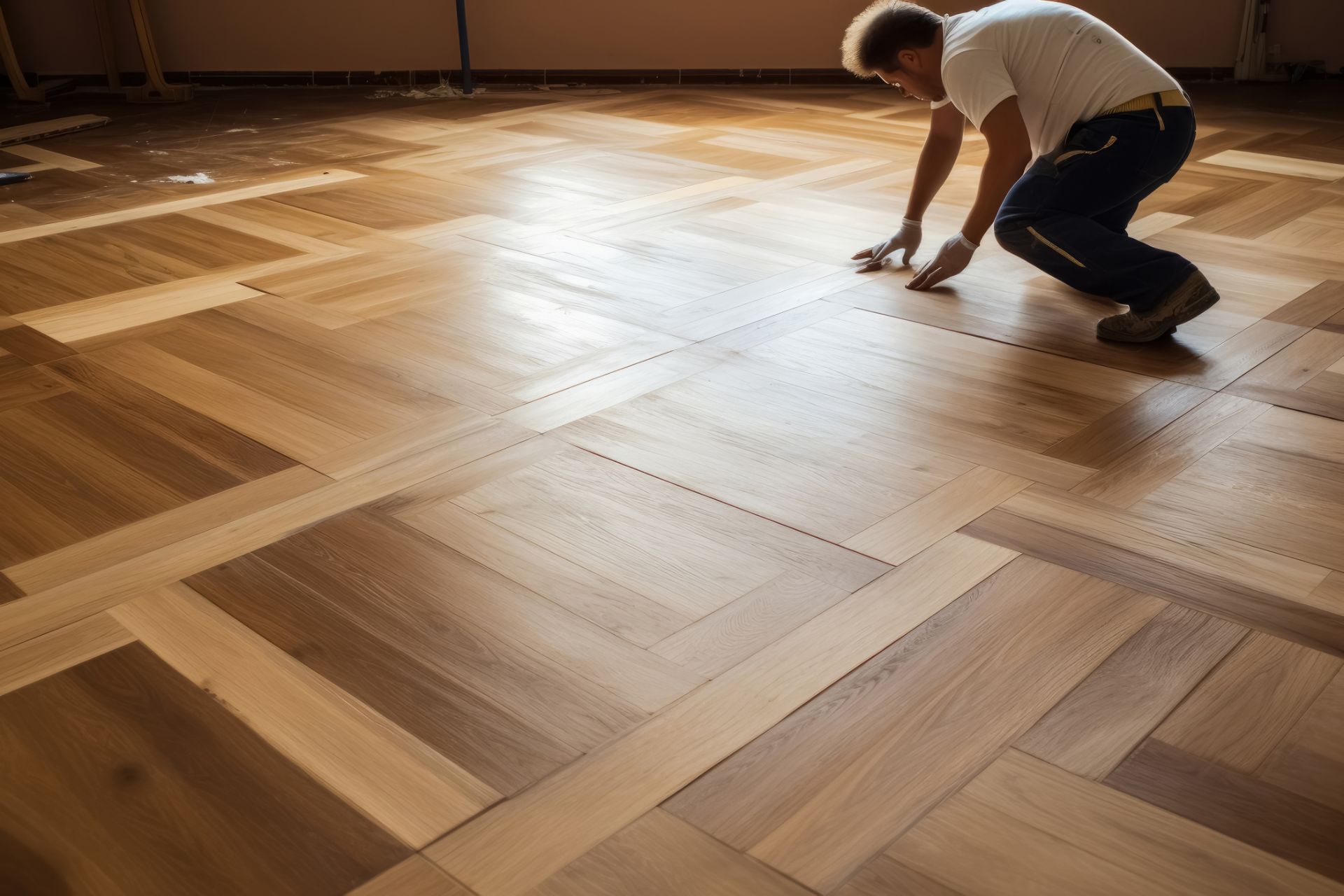 pose de parquet de qualité