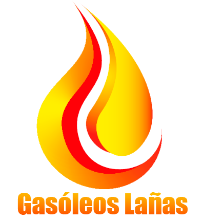 Un logo para lanas gasoleos con una llama amarilla.