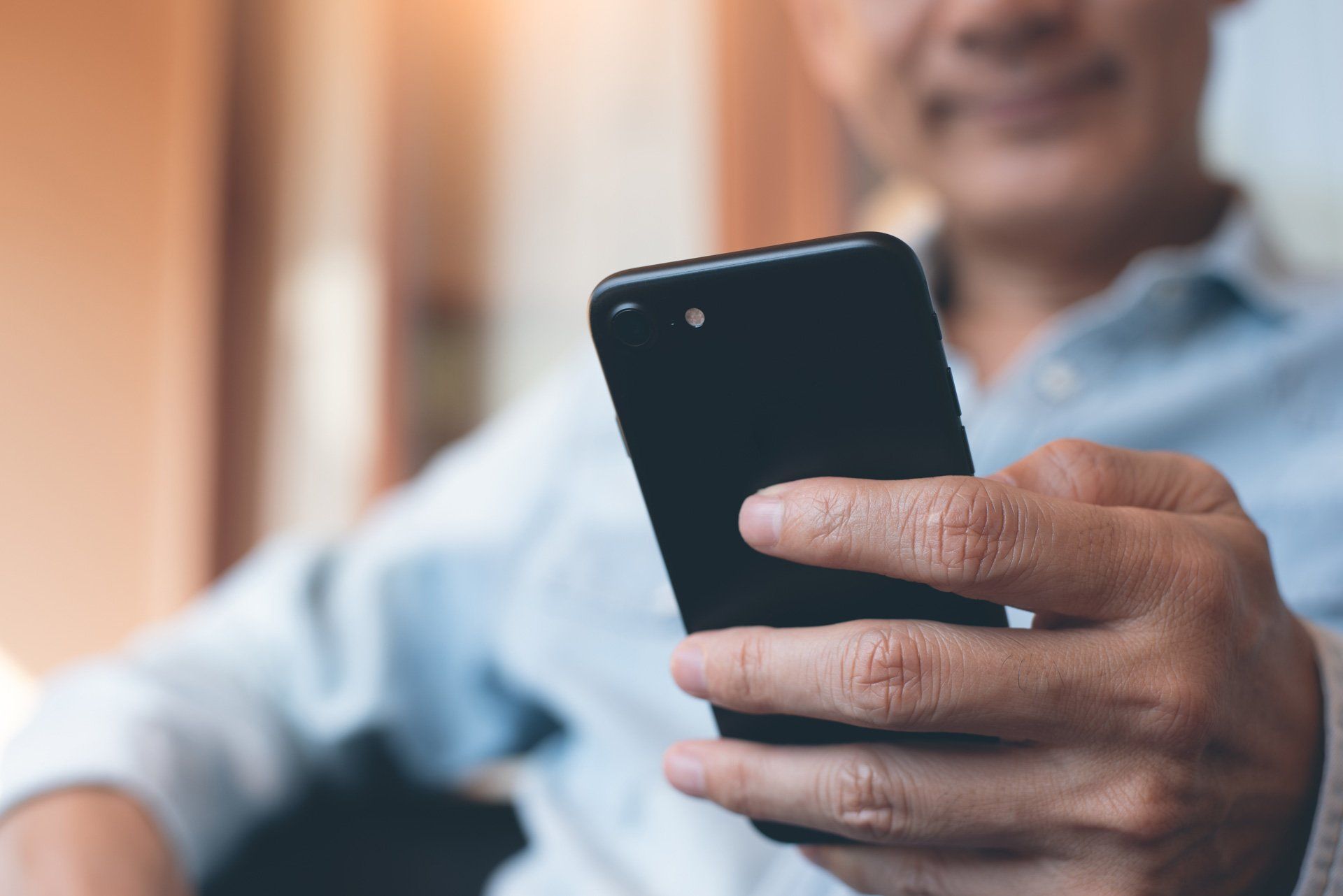 Client qui passe un appel