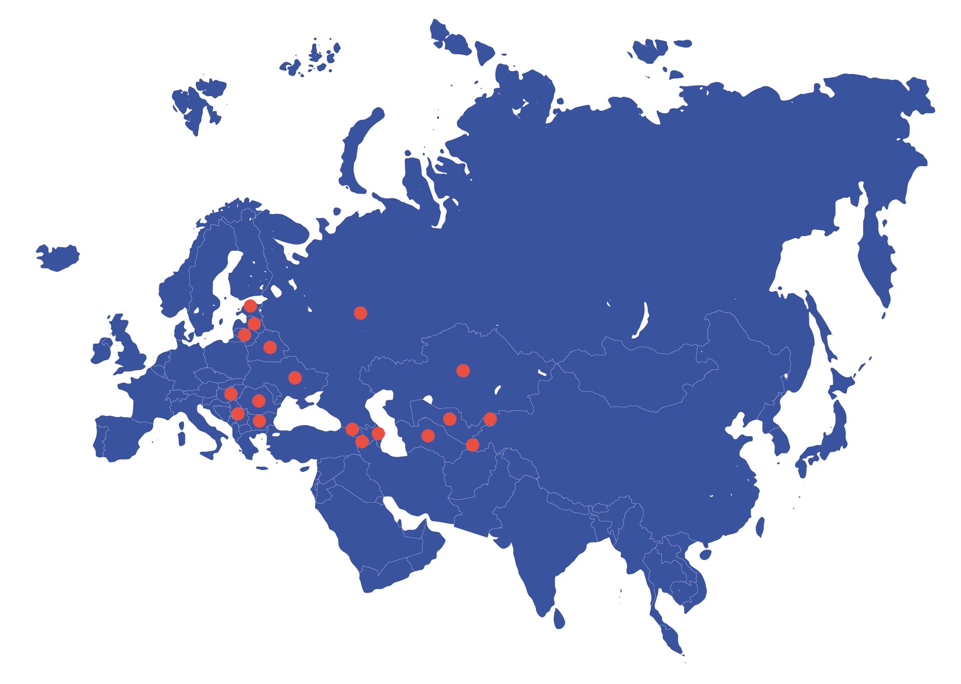 Internationale Transporte in die Länder Zentralasiens