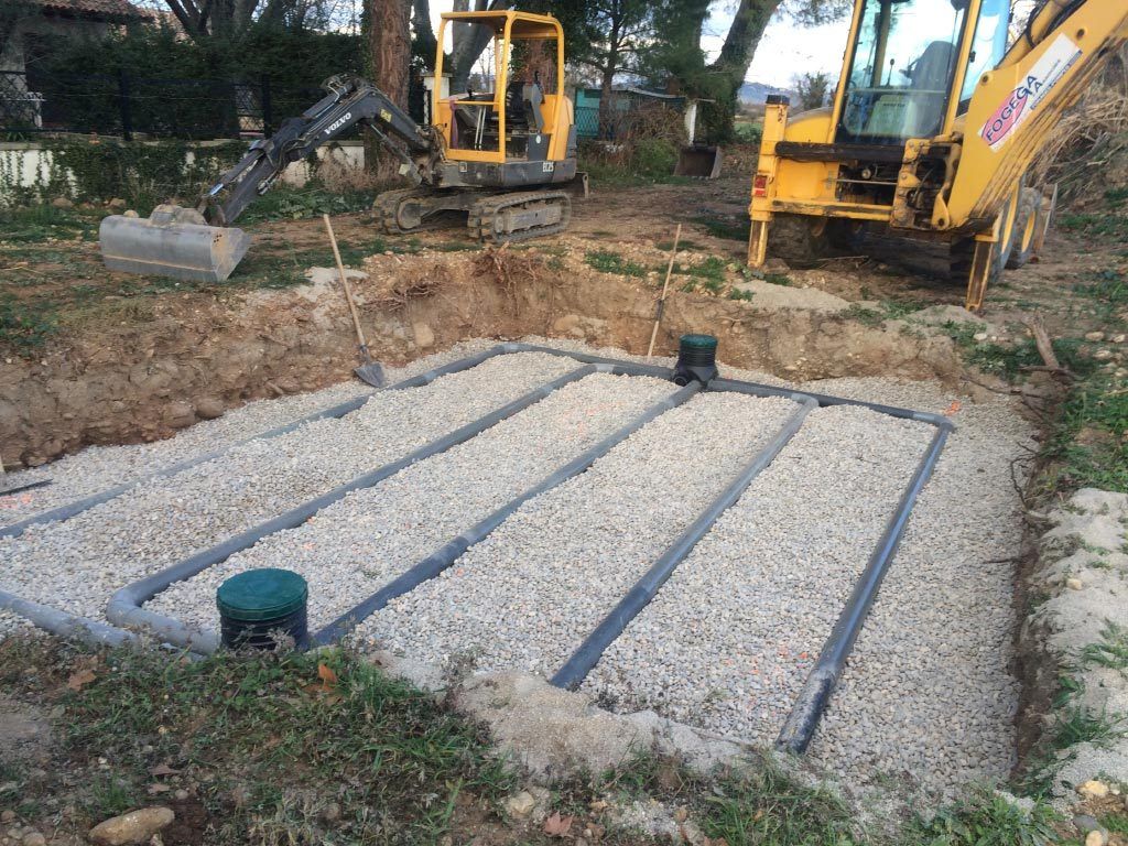 Installation de fosse septique