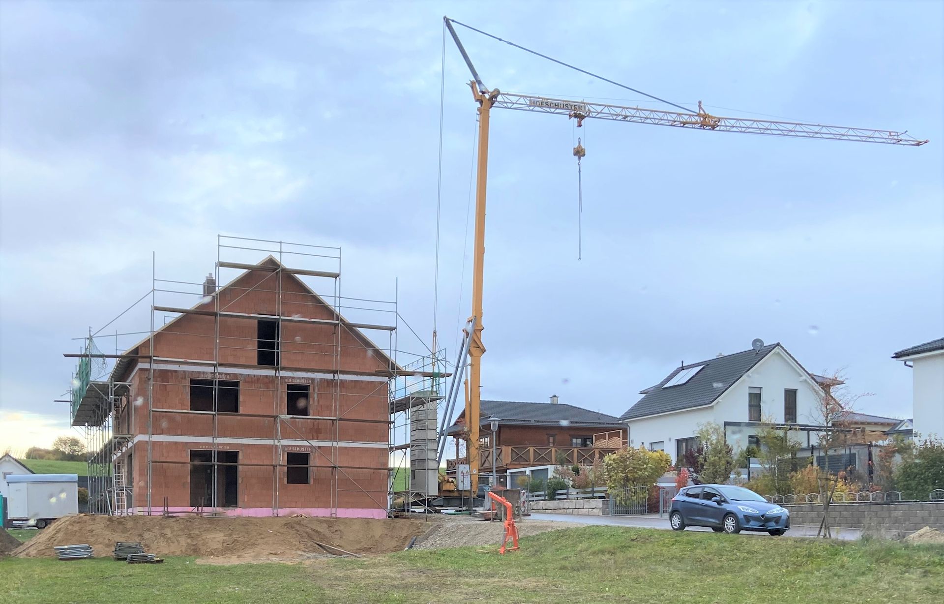 Baustelle der Hofschuster Bauunternehmen GmbH