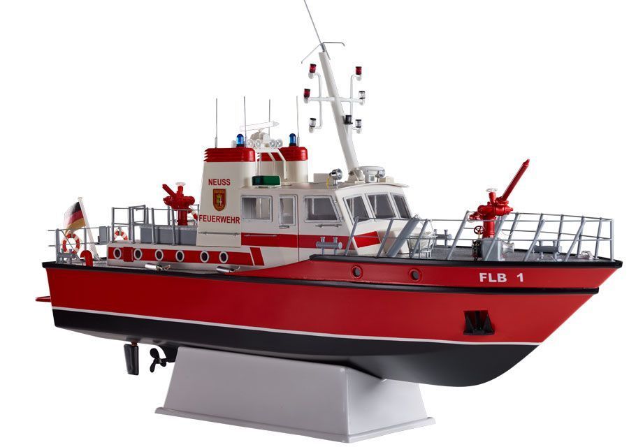 Fundkmodellbau - RC Bausatz 'Feuerlöschboot FLB-1' von romarin by KRICK