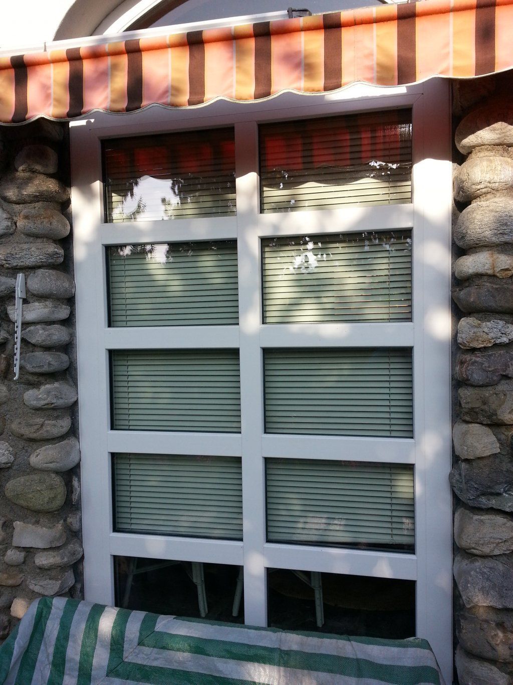 finestra a arco in PVC