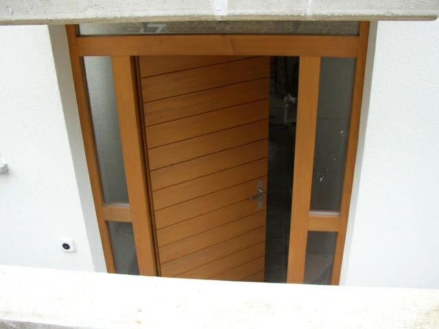 porta d'entrata in legno di nostra produzione 1