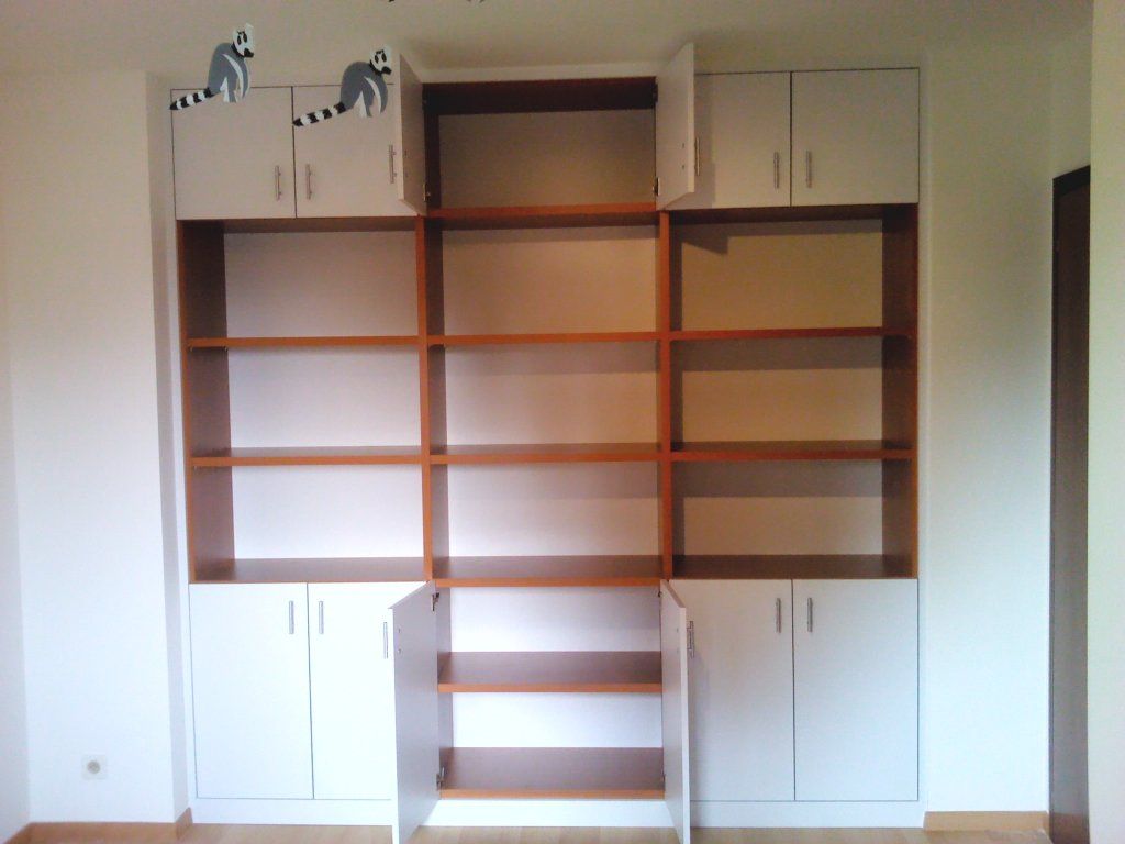 arredo con parte centrale a vista