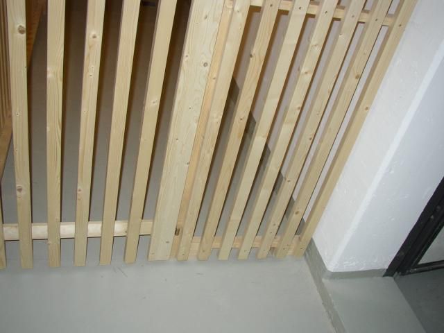 separazioni cantina in legno di abete