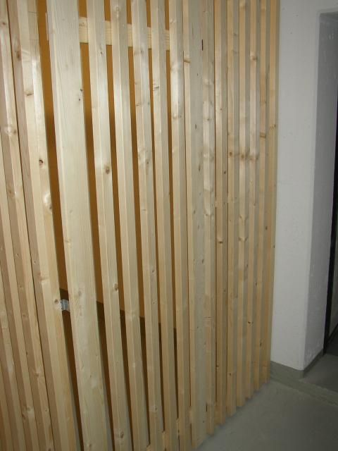 separazioni cantina in legno di abete