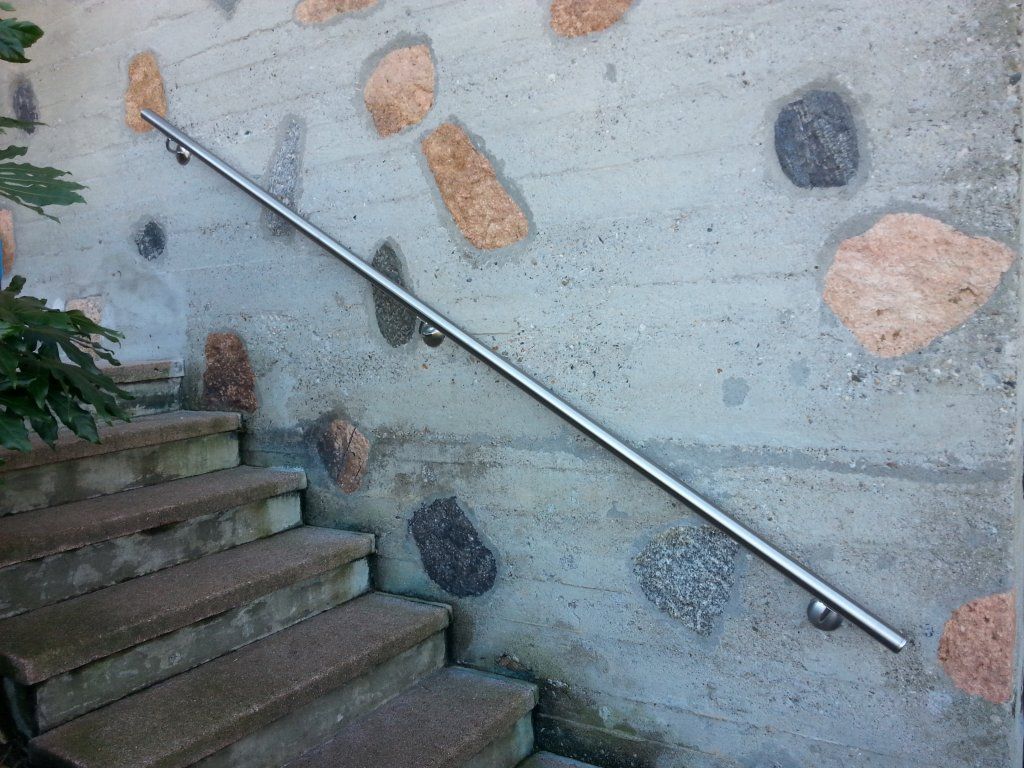 corrimano esterno, acciaio inox